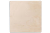 Holzbild 300 x 300 x 18 mm im Verkaufsraum, gefertigt im Schwarzwald
