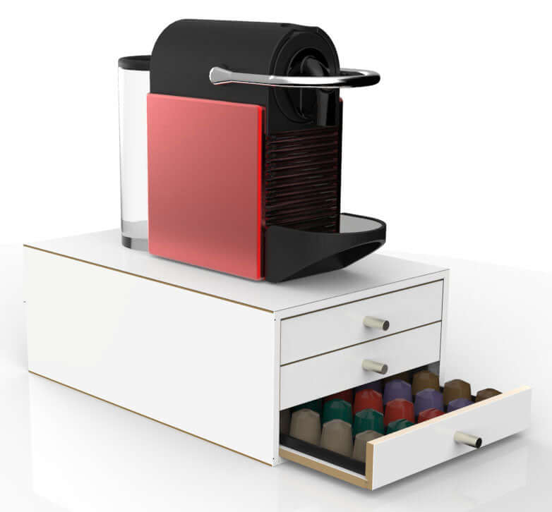 Kapselaufbewahrung für 150 Kapseln der Marke Nespresso – holzdisplayshop.de